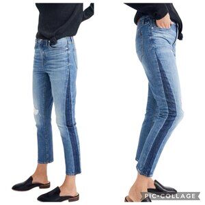 Madewell The High-Rise Distressed Slim Boyjean Raebrook Wash Eco Edition Size 26
